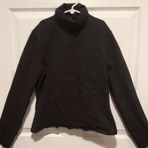 Express Girls Sparkly Black Turtleneck Pullover Sweater - Size Large
